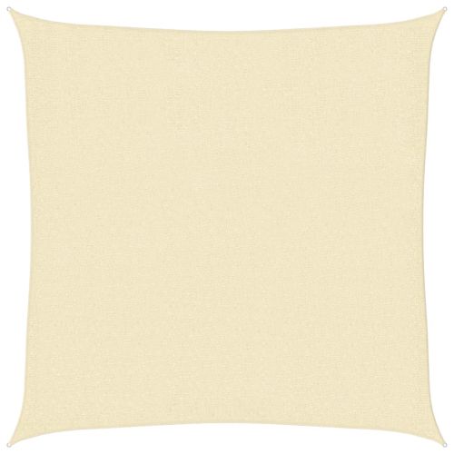 Слънцезащитно платно, HDPE, квадратно, 2x2 м, кремаво