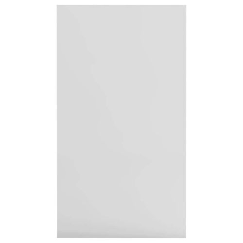 Библиотека/бюфет, бял гланц, 50x25x80 см, инженерно дърво