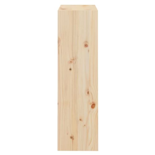 Библиотека/разделител за стая, 60x30x103,5 см, бор масив