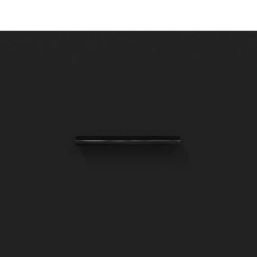 Сайдборд, черен, 100x36x60 см, инженерно дърво