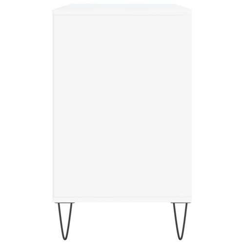 Шкаф за обувки, бял, 102x36x60 см, инженерно дърво