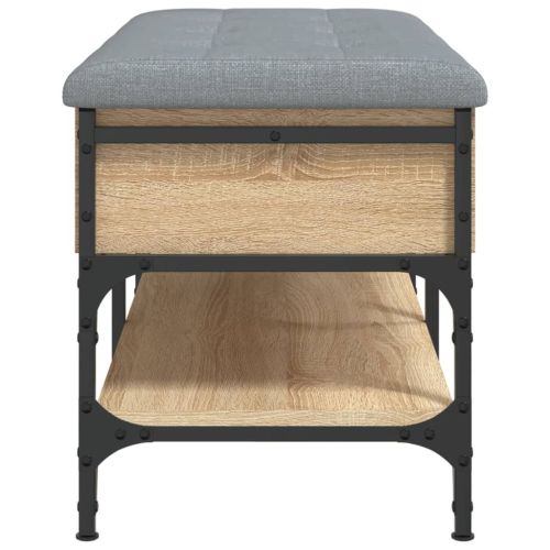 Пейка за обувки, сонома дъб, 82x42x45 см, инженерно дърво