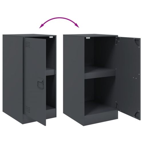 Бюфет, антрацит, 34,5x39x73 см, стомана