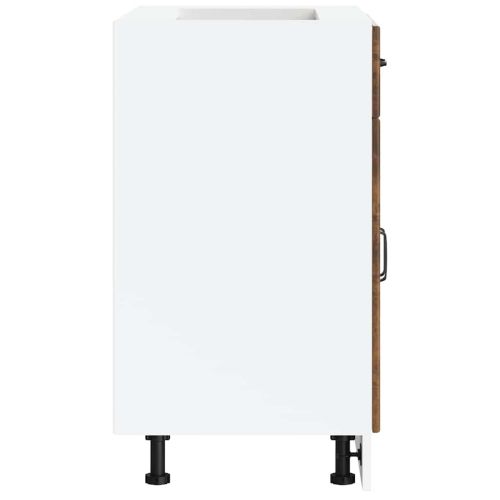 Кухненски шкаф Lucca, опушен дъб, инженерно дърво