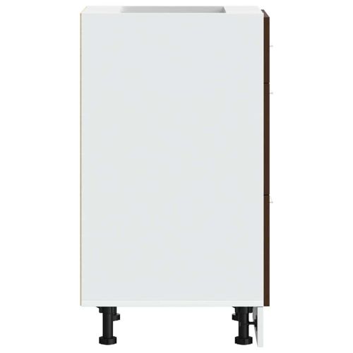 Долен шкаф "Lyon" кафяв дъб 40x46x81,5 см, инженерно дърво