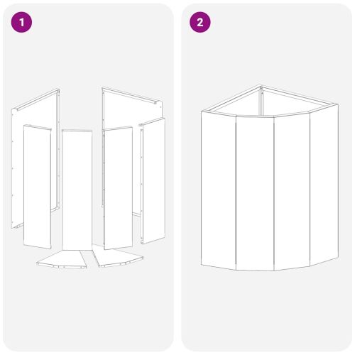 Ъглов сандък за цветя Ръждясало 30 x 30 x 50 cm