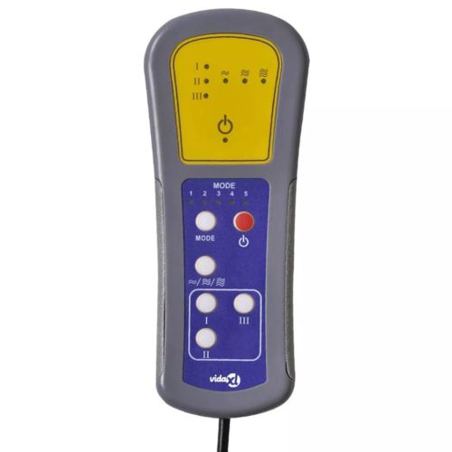 Изправящ масажен стол, таупе, текстил