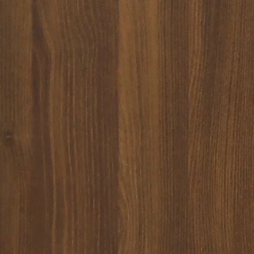 Шкаф за обувки, кафяв дъб, 59x17x108 см, инженерно дърво