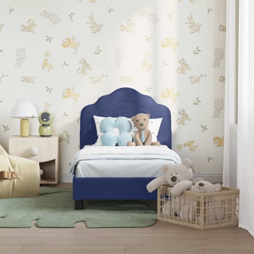 Легло за малко с главна дъска Полицейско синьо 70 x 140 cm