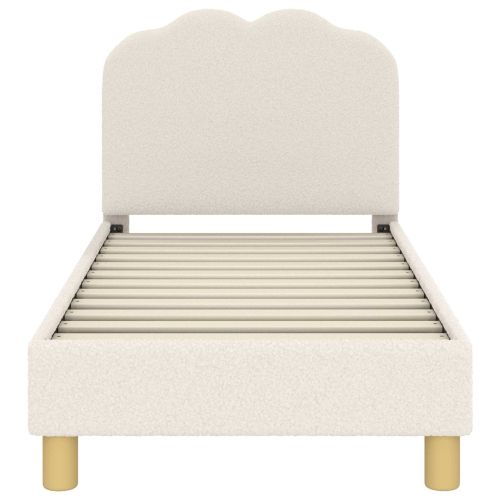 Легло за малко с главна дъска Крем 70 x 140 cm Вълнена тъкан