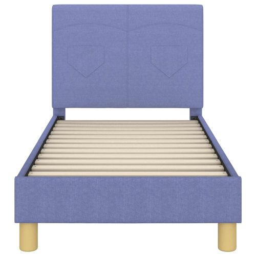 Легло за малко с главна дъска Дънково син 70 x 140 cm текстил