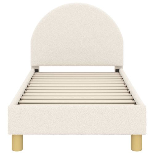 Легло за малко с главна дъска Крем 70 x 140 cm Вълнена тъкан