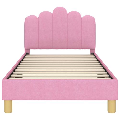 Легло за малко с главна дъска Розово 80 x 160 cm текстил