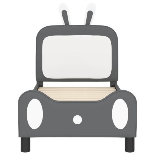 Легло за малко с главна дъска Светлосиво 70 x 140 cm PU