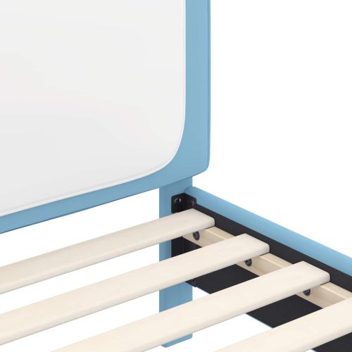 Легло за деца с табла с таблото Синьо 80 x 160 cm PU