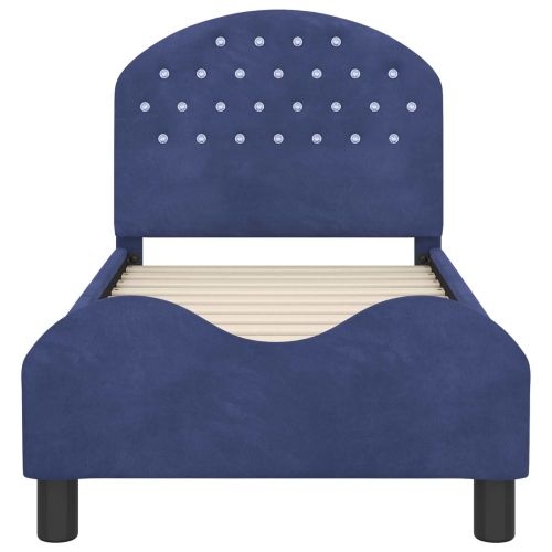 Легло за малко с главна дъска Полицейско синьо 70 x 140 cm