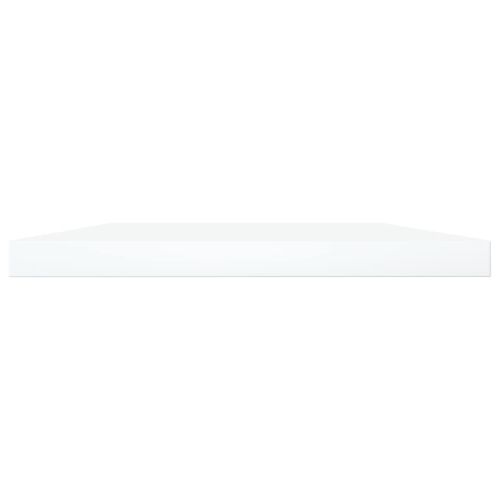 Рафтове за етажерка, 4 бр, бели, 40x20x1,5 см, инженерно дърво