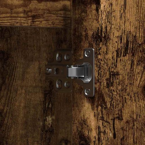 LED конзолна маса Димян дъб 90 х 32 х 75 см Инженерно дърво