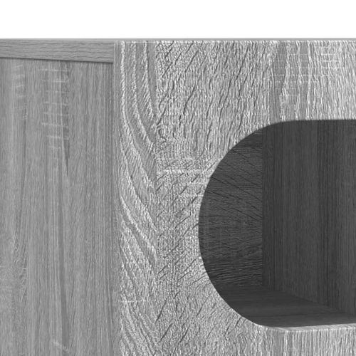 ТВ шкаф Сив Сонома 100 x 35 x 40 см Инженерно дърво