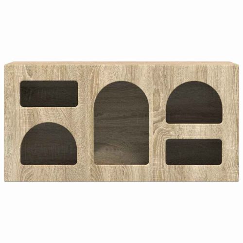 ТВ шкаф Сонома дъб 80 x 35 x 40 см Инженерно дърво