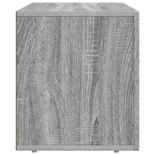 ТВ шкаф Сив Сонома 80 x 35 x 40 см Инженерно дърво