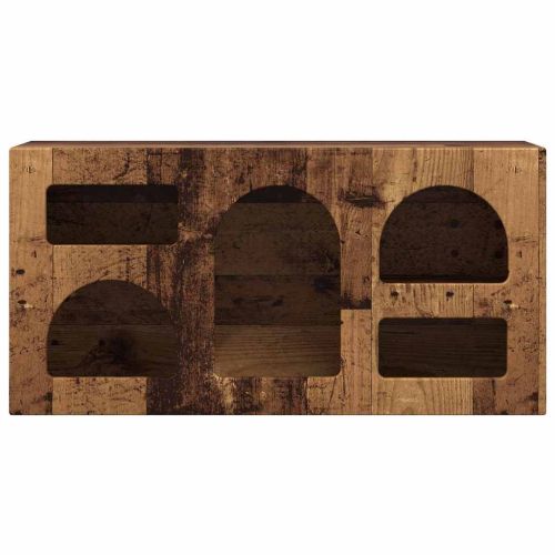 ТВ шкаф Старо дърво 80 x 35 x 40 см Инженерно дърво