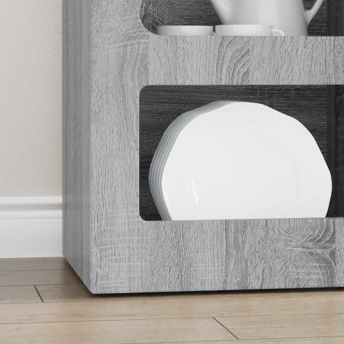 Служебен шкаф Сив Сонома 40 x 35 x 100,5 см Инженерно дърво