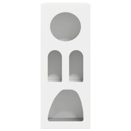 Служебен шкаф Бяло 40 x 35 x 100.5 см Инженерно дърво