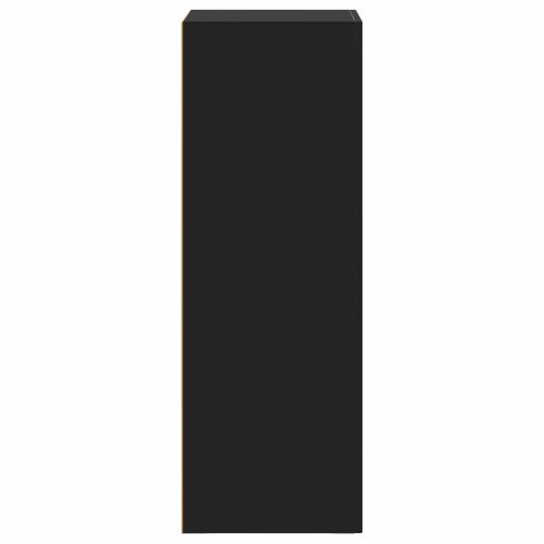 Служебен шкаф Черно 40 x 35 x 100.5 см Инженерно дърво