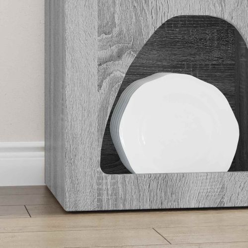 Служебен шкаф Сив Сонома 40 x 35 x 100.5 см Инженерно дърво