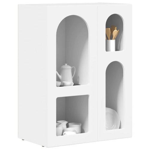 Служебен шкаф Бяло 59 x 35 x 80.5 см Инженерно дърво