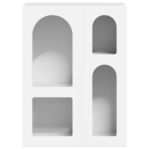 Служебен шкаф Бяло 59 x 35 x 80.5 см Инженерно дърво