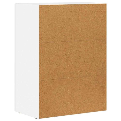Служебен шкаф Бяло 59 x 35 x 80.5 см Инженерно дърво
