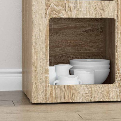 Служебен шкаф Сонома дъб 59 x 35 x 80.5 см Инженерно дърво