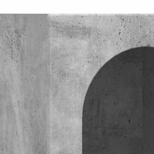 Служебен шкаф Циментено сиво 59 x 35 x 80.5 см Инженерно дърво