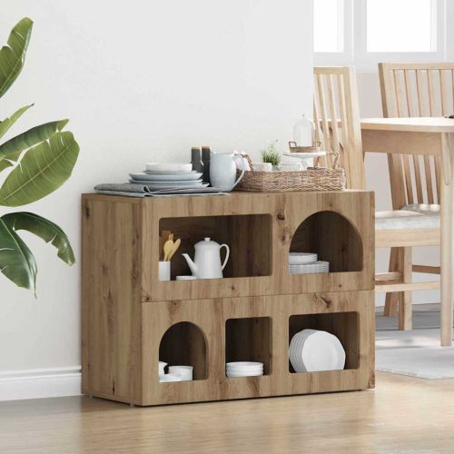 Служебен шкаф Дъб 80.5 x 35 x 59 см Инженерно дърво