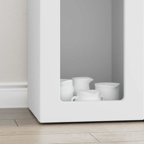 Служебен шкаф Бяло 59 x 35 x 100,5 см Инженерно дърво