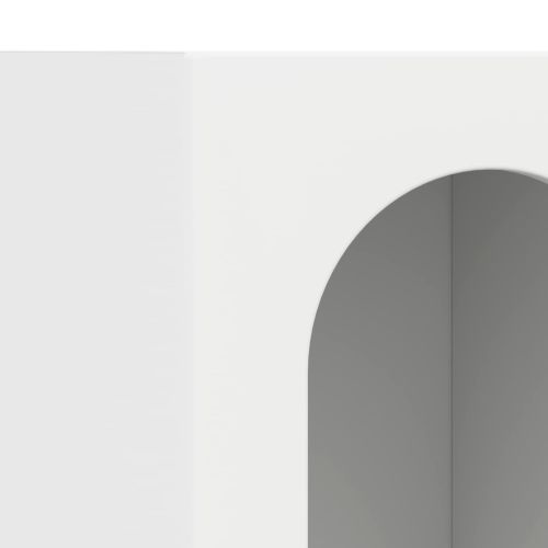 Служебен шкаф Бяло 59 x 35 x 100,5 см Инженерно дърво