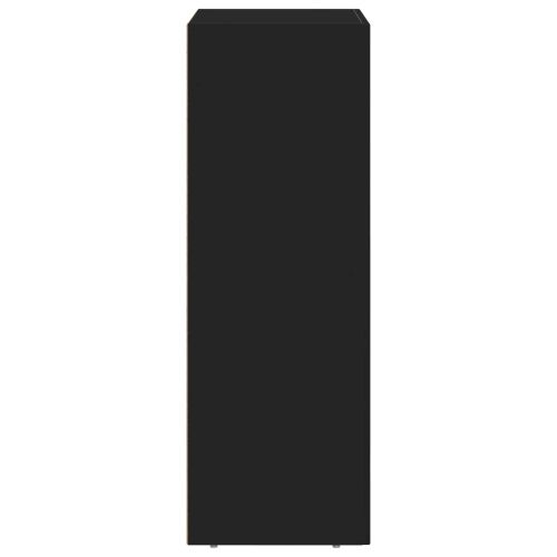 Служебен шкаф Черно 59 x 35 x 100,5 см Инженерно дърво