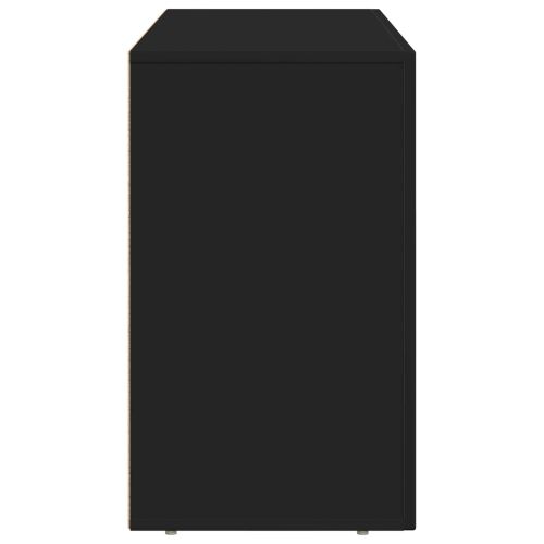 Служебен шкаф Черно 100 x 35 x 59 см Инженерно дърво