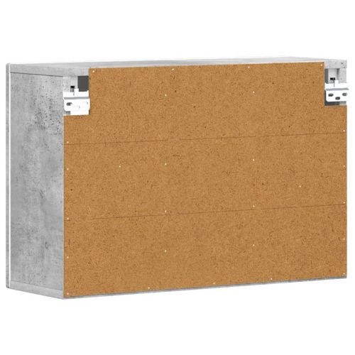 Висящ шкаф Циментено сиво 60 x 20 x 40 см Инженерно дърво
