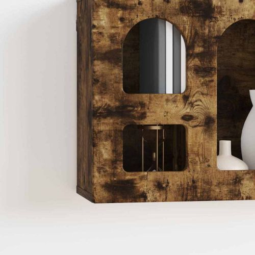 Висящ шкаф с рафт Димян дъб 60 x 20 x 40 см Инженерно дърво