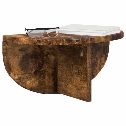 Стенен рафт Димян дъб 38 x 19 x 19 см Инженерно дърво