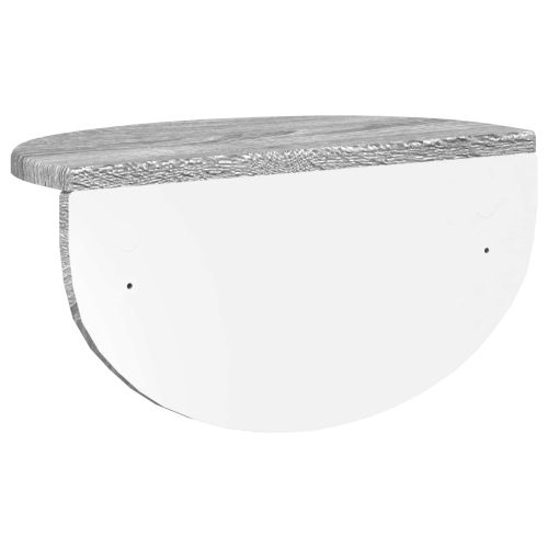 Стенен рафт Сив Сонома 38 x 19 x 19 см Инженерно дърво