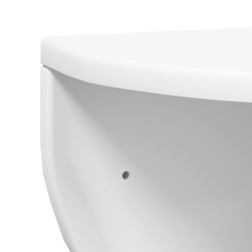 Стенен рафт 2 pcs Бяло 38 x 19 x 19 см Инженерно дърво