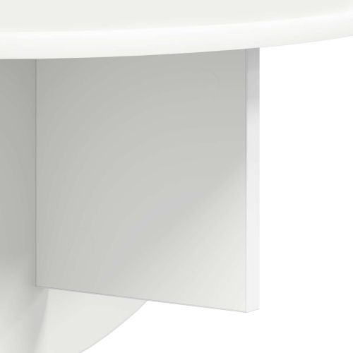 Стенен рафт 2 pcs Бяло 38 x 19 x 19 см Инженерно дърво