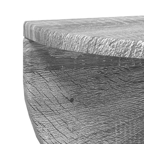 Стенен рафт Сив Сонома 38 x 19 x 19 см Инженерно дърво