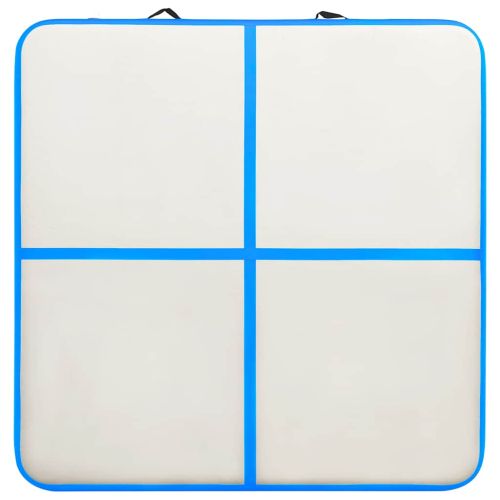 Надуваем дюшек за гимнастика с помпа, 200x200x10 см, PVC, син