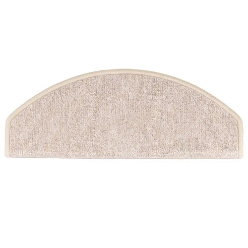 Изтривалки за стълби, 15 бр., 65x24x4 см, бежови, полукръгли, големи