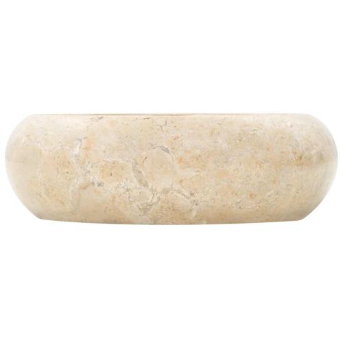 Мивка, 40x12 см, мрамор, кремава